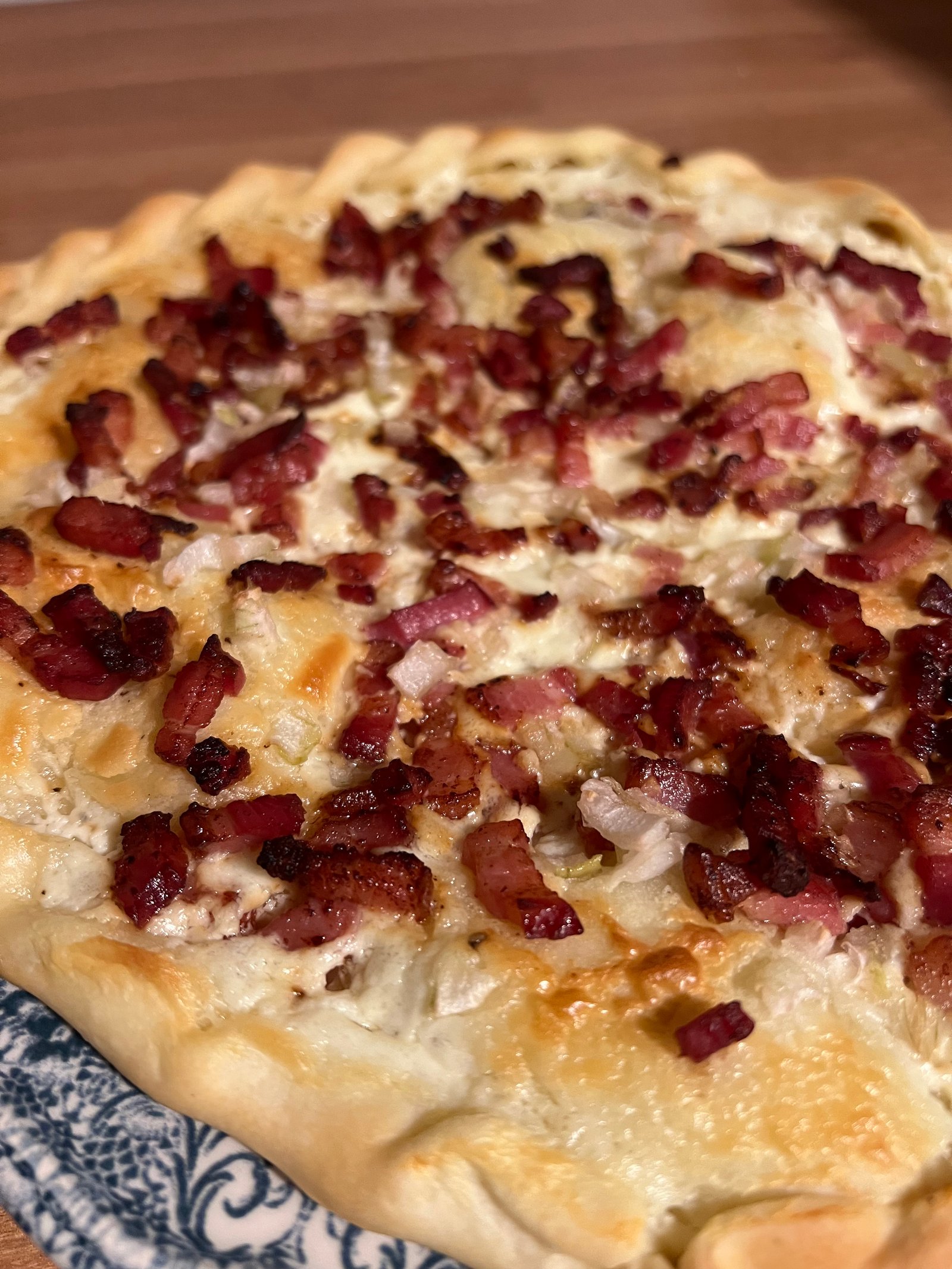 Flammekueche maison : simple, croustillante et ultra gourmande