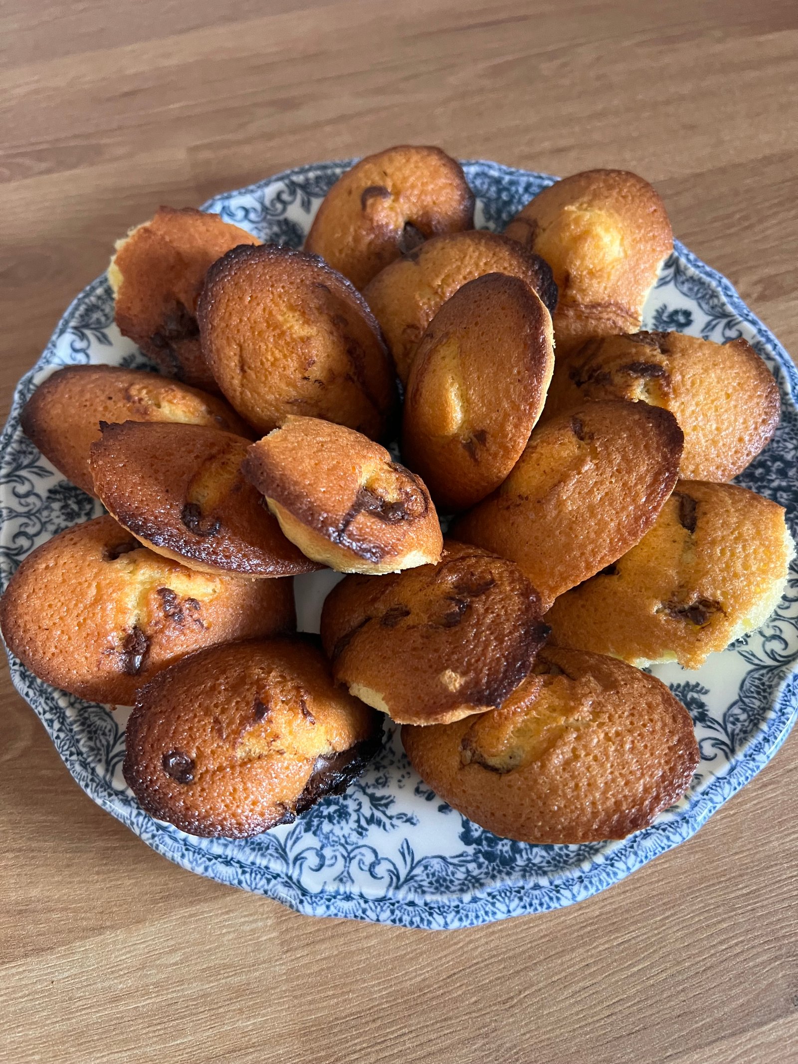 Madeleines au cœur fondant de Nutella